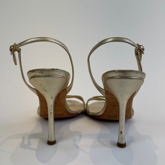Jimmy Choo Gold Strappy Sandals, EU 40 - Picture 4 of 16